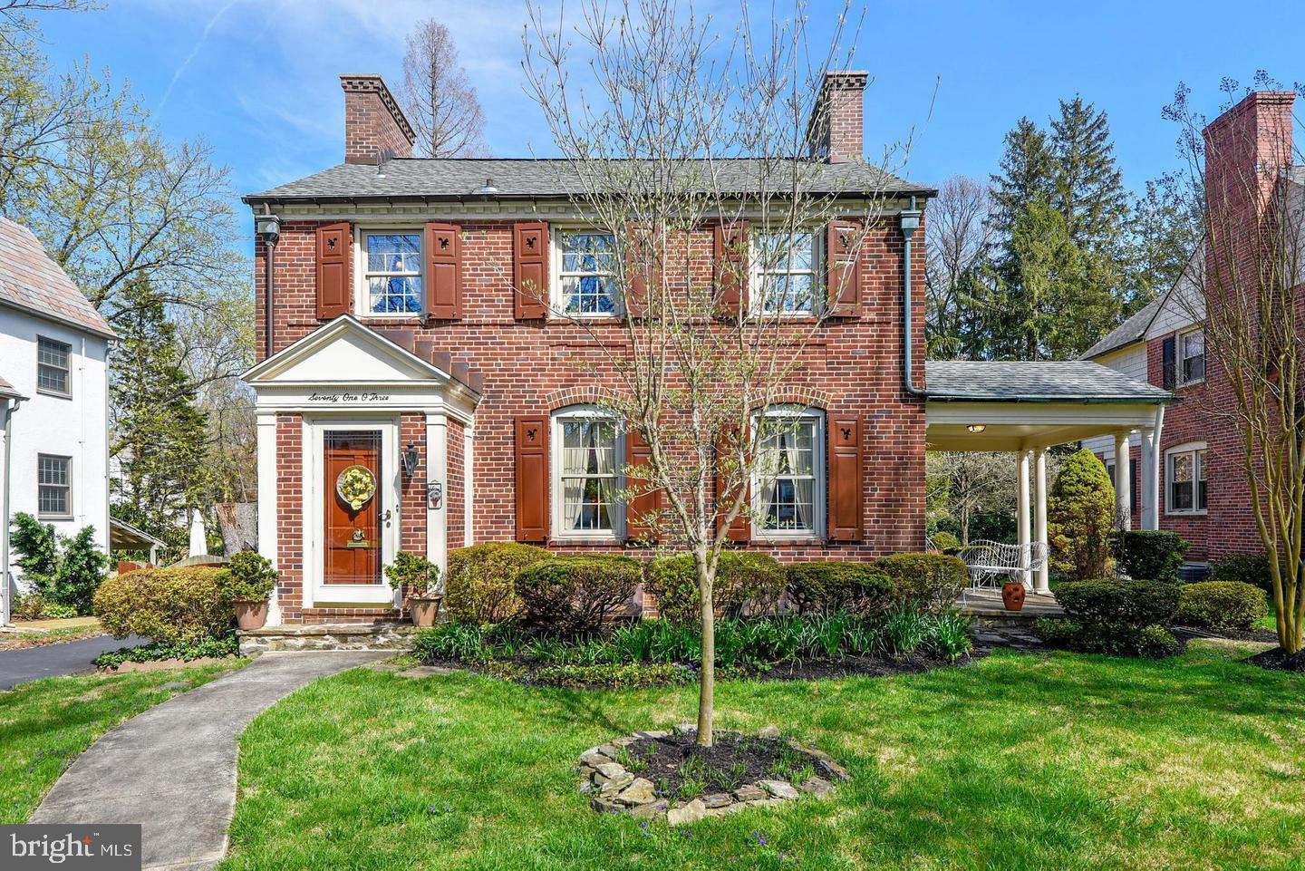7103 Sheffield Road Baltimore, MD 21212 - Photo 1 of 37 a front view of a house with garden