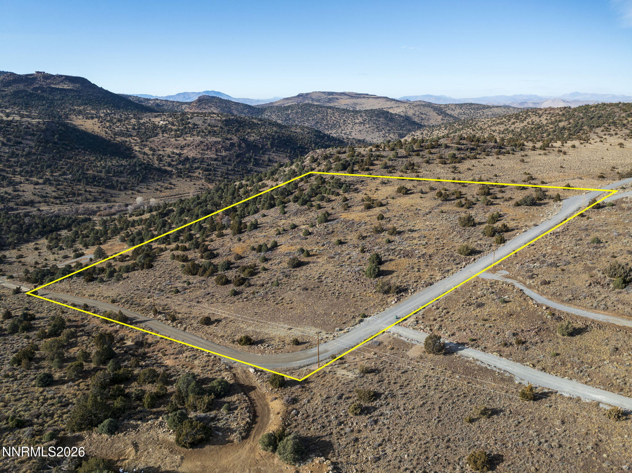 2690 Goldfield Road, Unit PARCEL IS BORDERED BY GOLDFIELD ON SOUTH AND EAST Reno, NV 89521 - Photo 17 of 30 a view of a mountain from a balcony