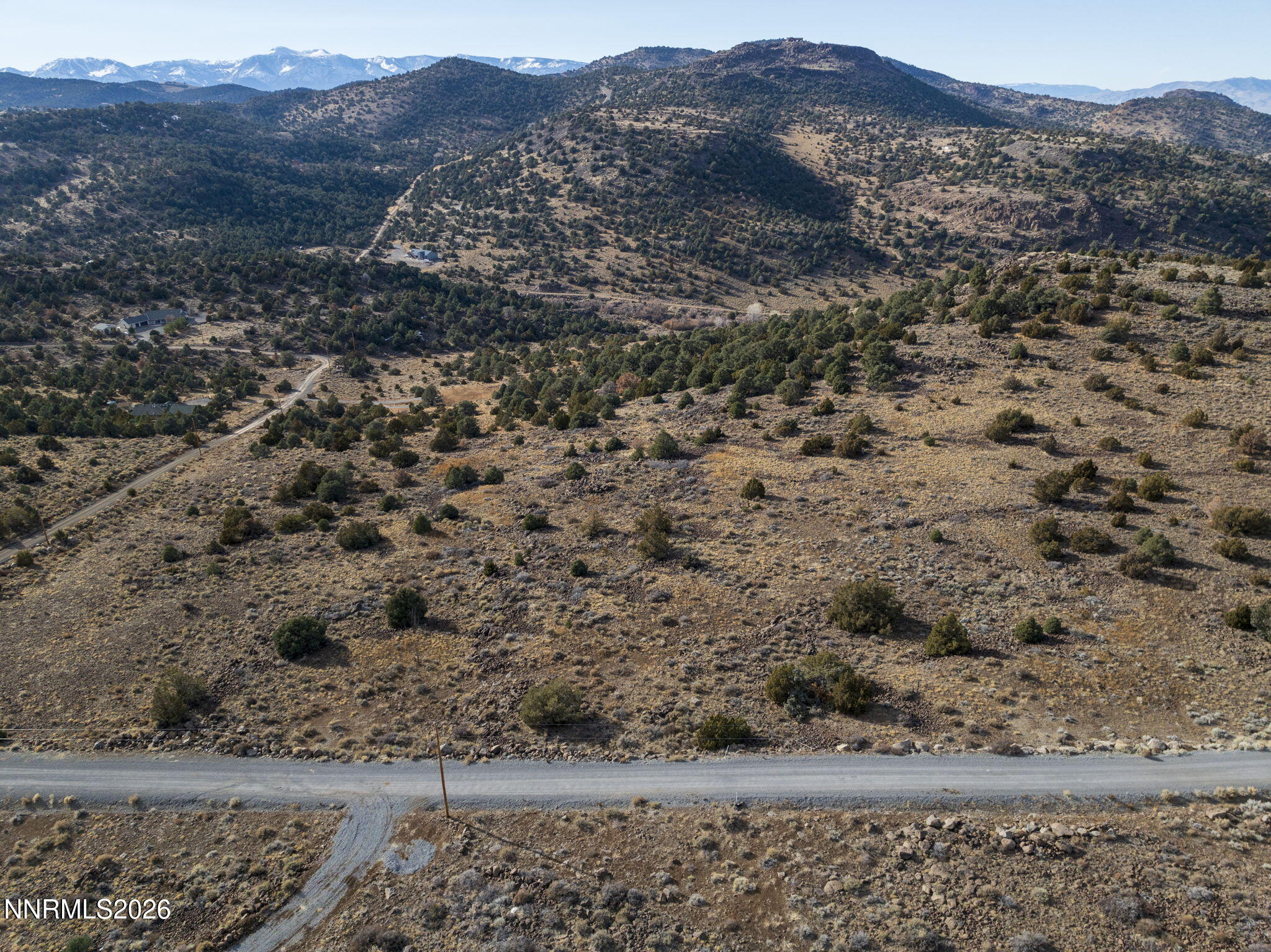 2690 Goldfield Road, Unit PARCEL IS BORDERED BY GOLDFIELD ON SOUTH AND EAST Reno, NV 89521 - Photo 22 of 30 a view of outdoor space and mountain view