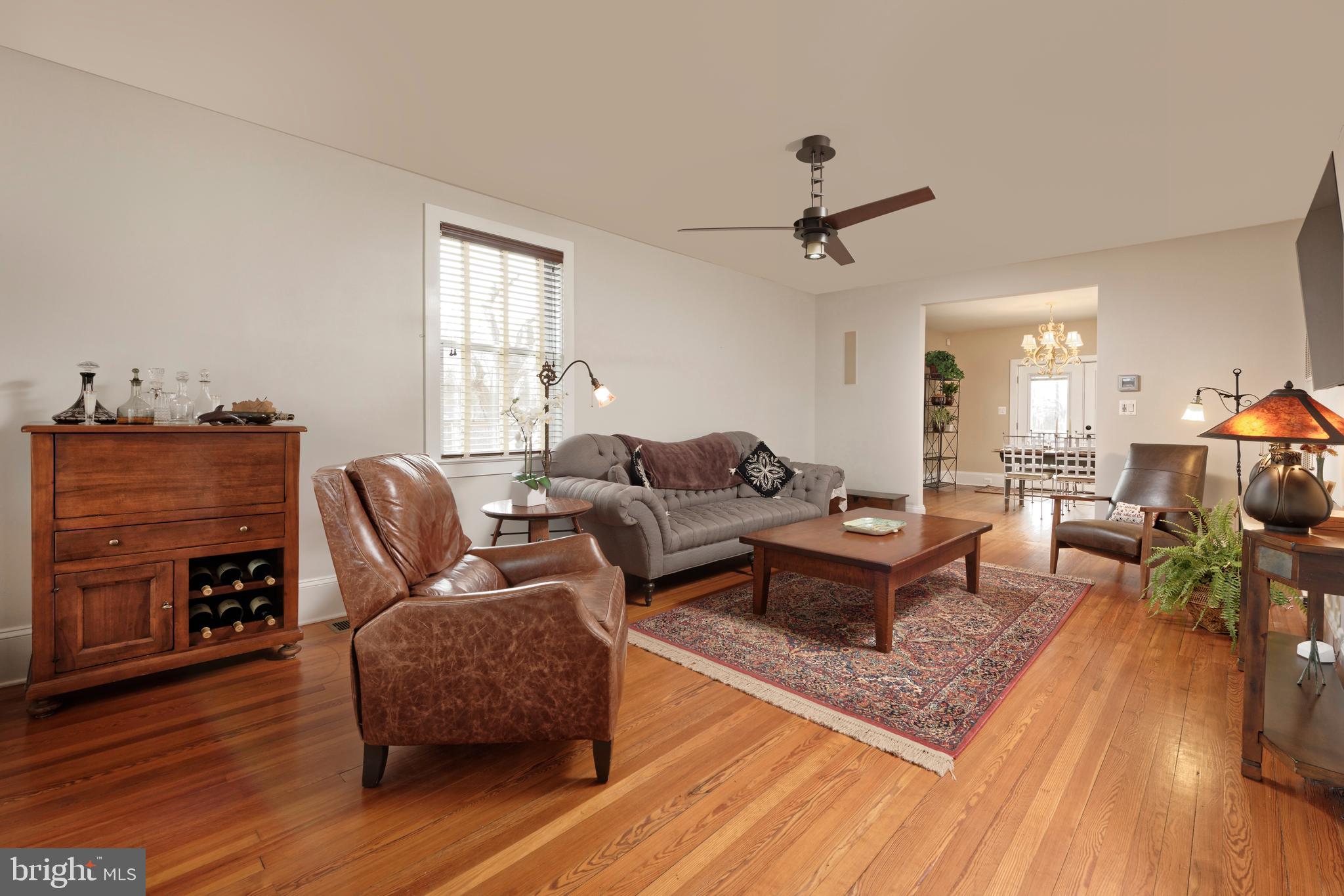 4048 Rectortown Road Marshall, VA 20115 - Photo 11 of 52 a living room with furniture or couch and a wooden floor
