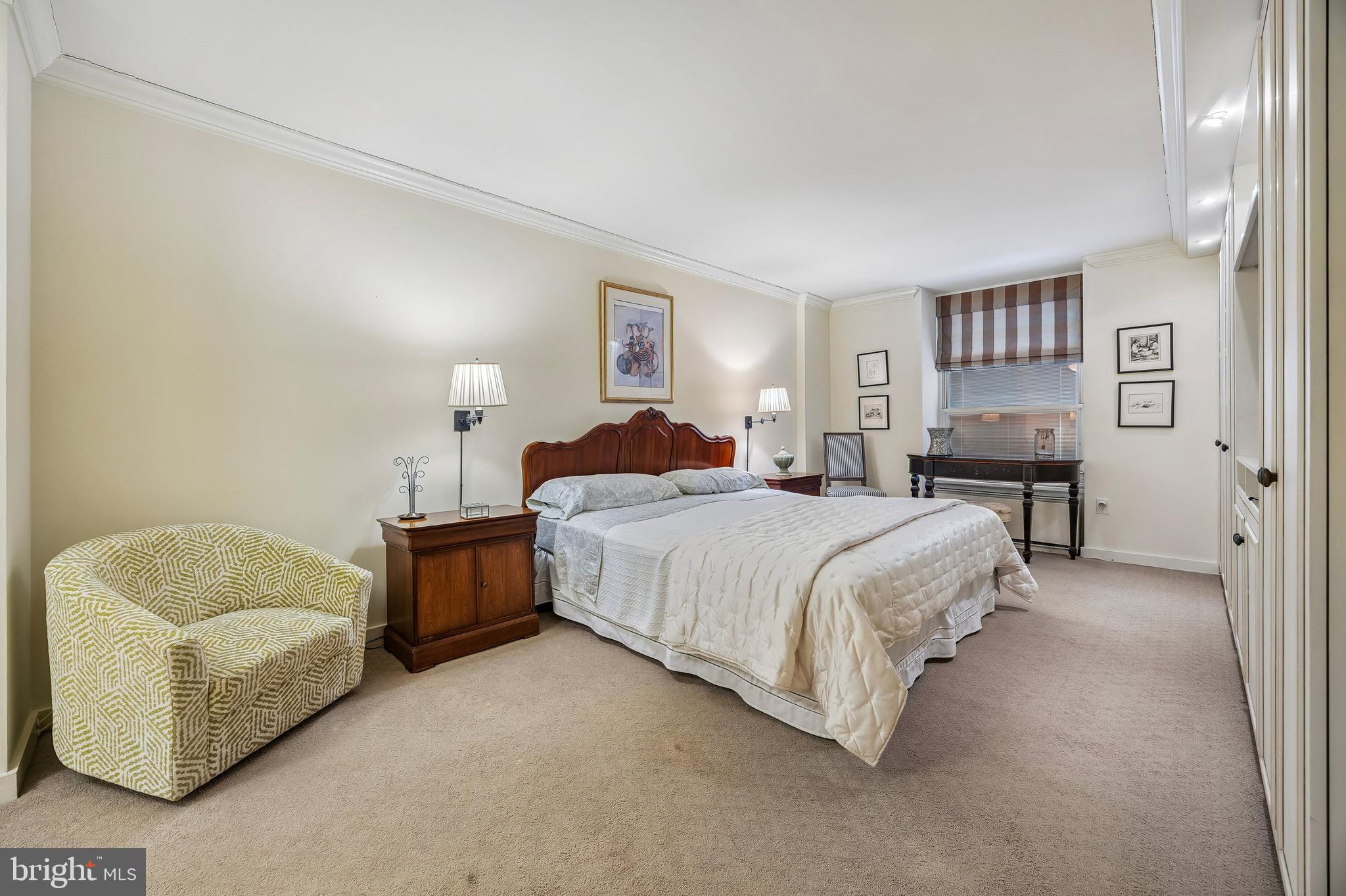 41 Conshohocken State Road, Unit 603 Bala Cynwyd, PA 19004 - Photo 16 of 37 a spacious bedroom with a bed and couch