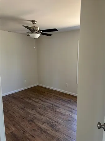 wooden floor in an empty room