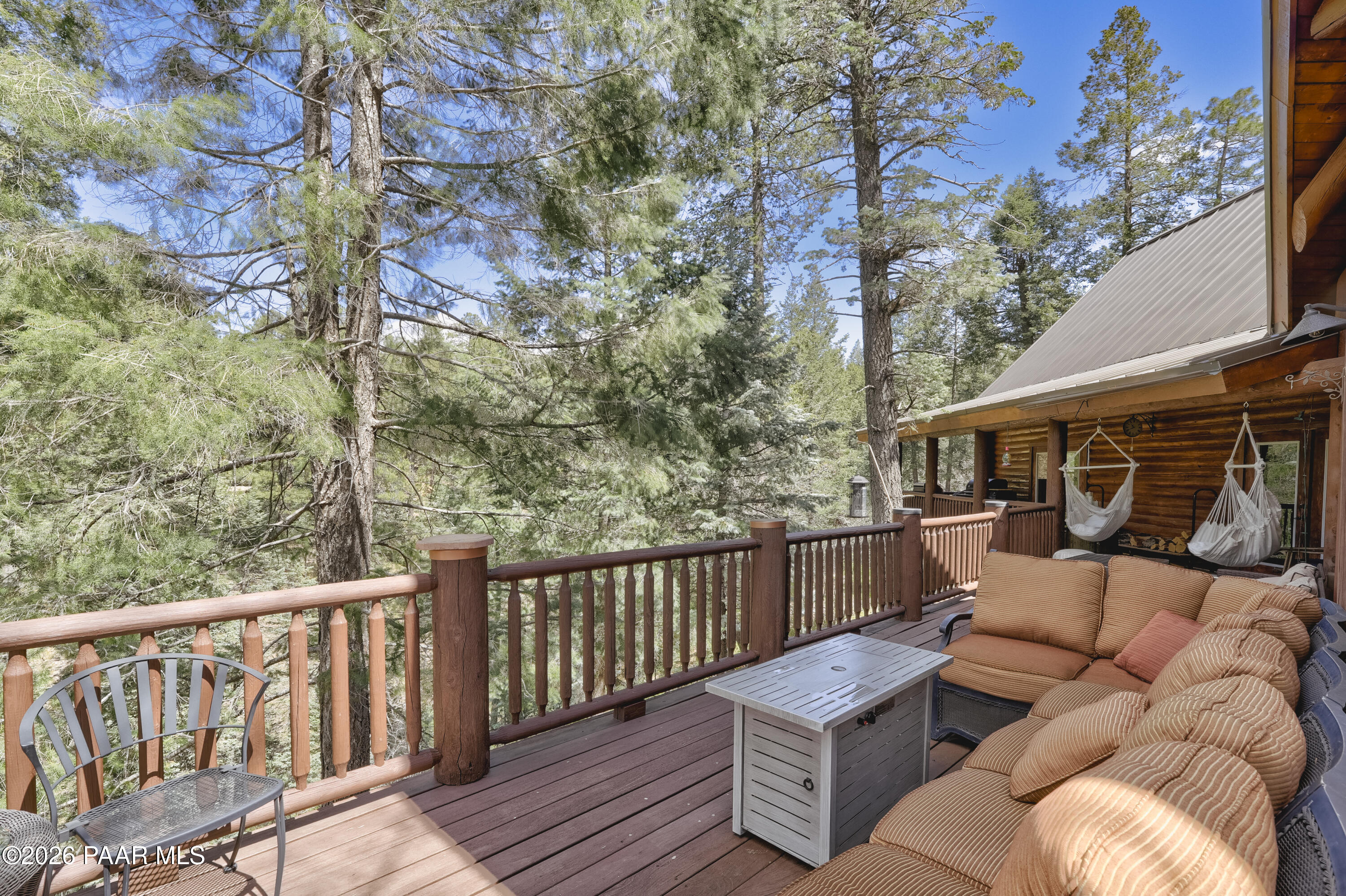 8105 South Comstock Mine Road Prescott, AZ 86303 - Photo 24 of 61 a view of a two chairs on the roof deck
