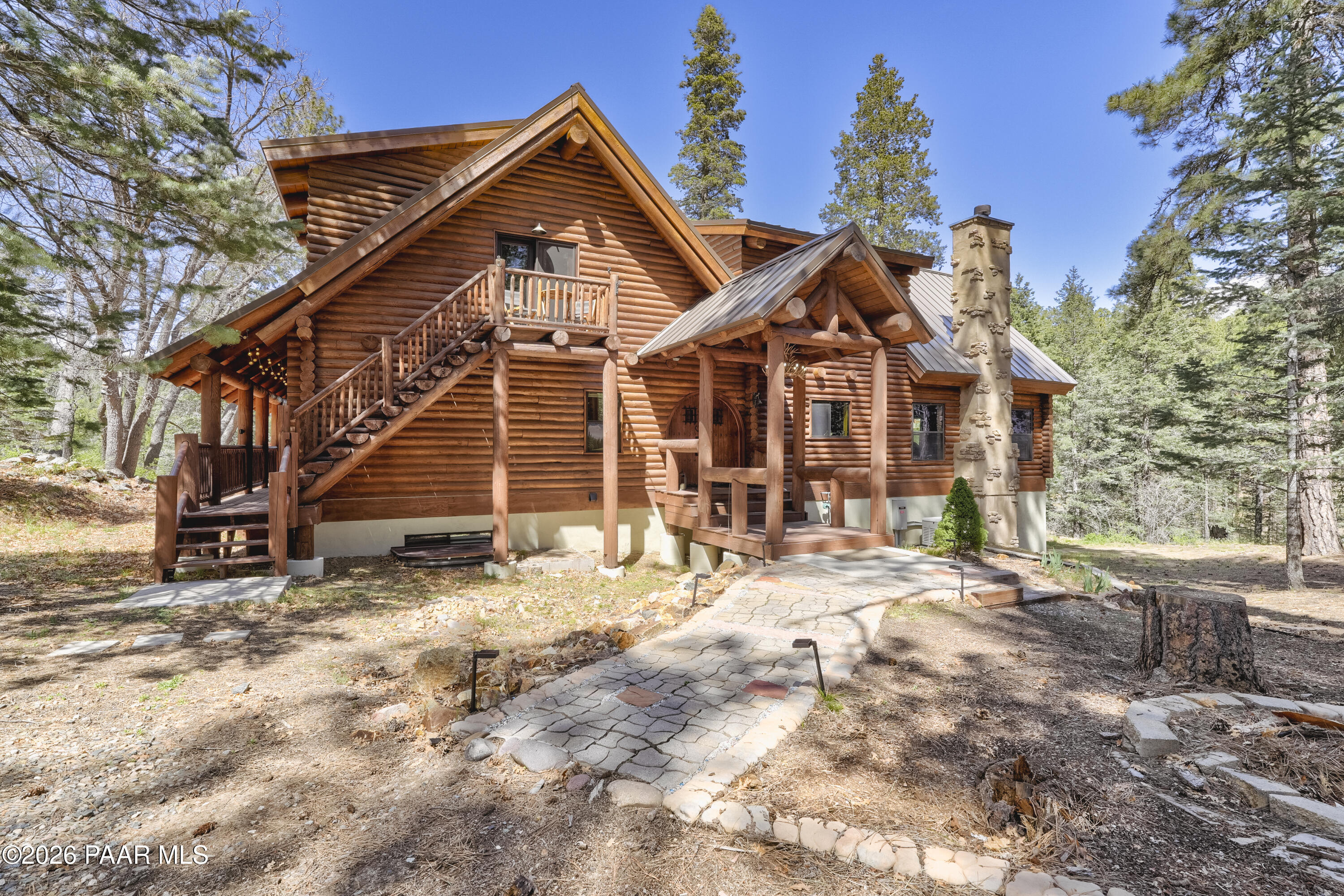 8105 South Comstock Mine Road Prescott, AZ 86303 - Photo 47 of 61 a view of a house with a yard
