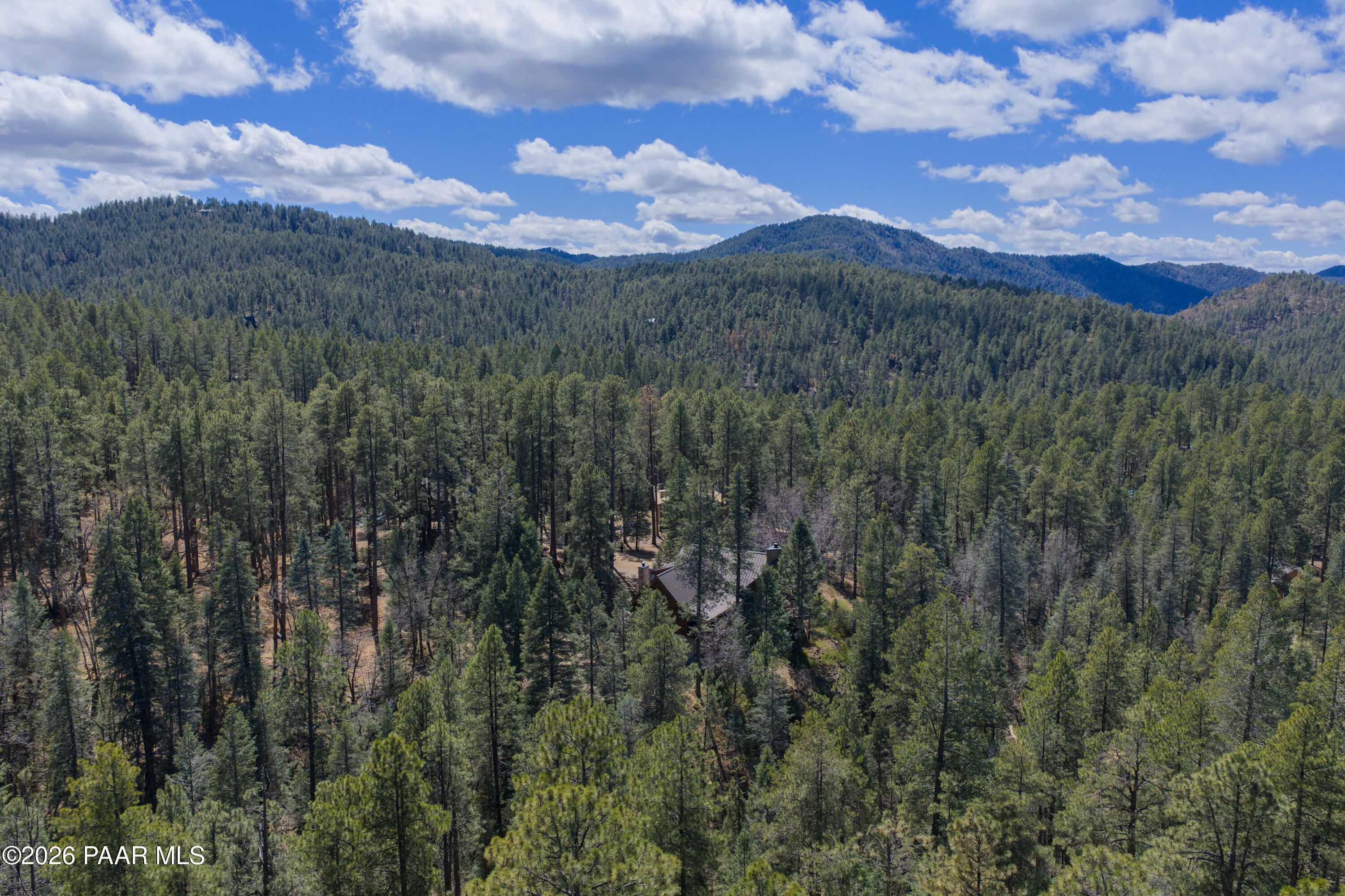 8105 South Comstock Mine Road Prescott, AZ 86303 - Photo 59 of 61 Aerial Overview no Lines 2