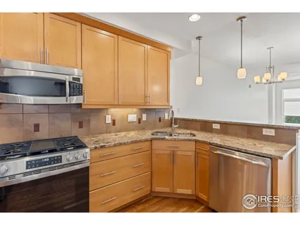 a view of a terrace with sky view
