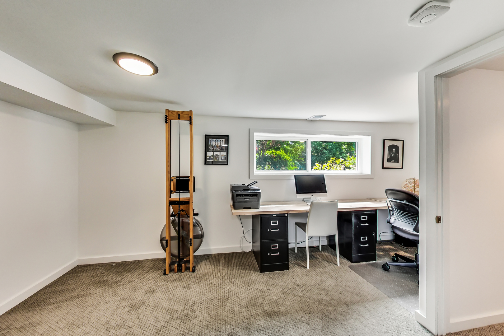 416 Maple Street Winnetka, IL 60093 - Photo 25 of 34 a view of a workspace with furniture and a window