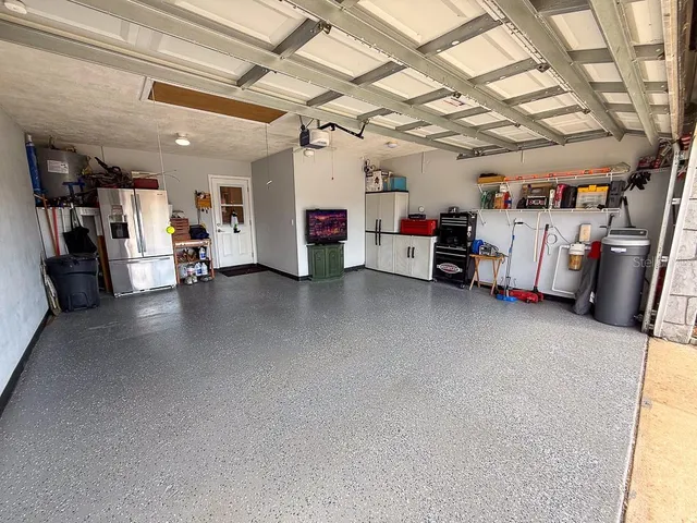 a view of a golf course with a lake