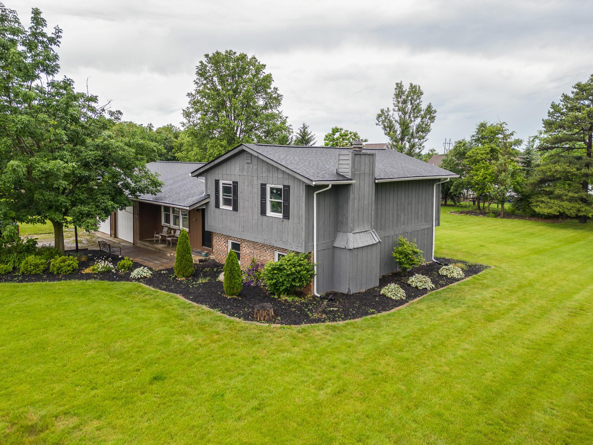 18544 Boerger Road Marysville, OH 43040 - Photo 27 of 39 Boerger front drone view