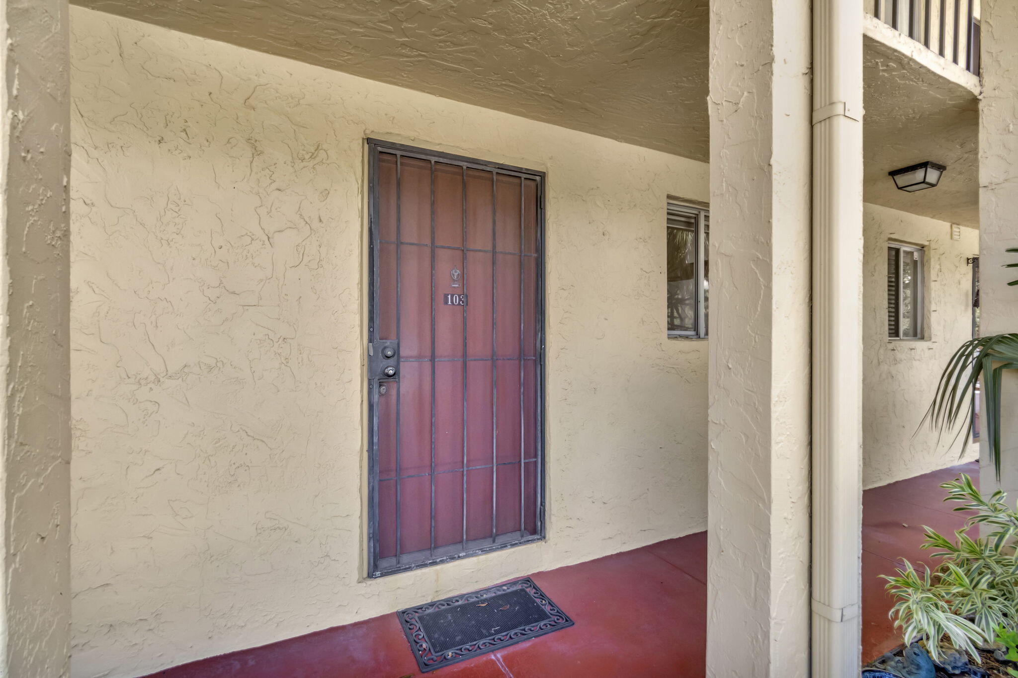 836 Southwest 9th St Circle, Unit 103 Boca Raton, FL 33486 - Photo 35 of 54 Iron Front Door