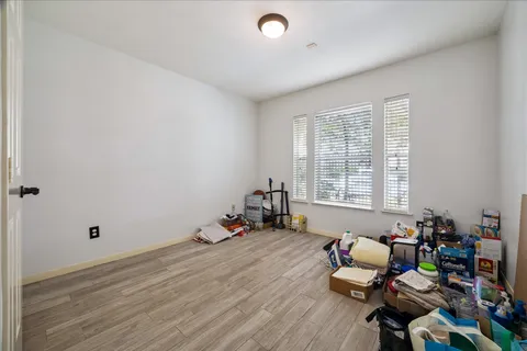 a room with furniture and a window