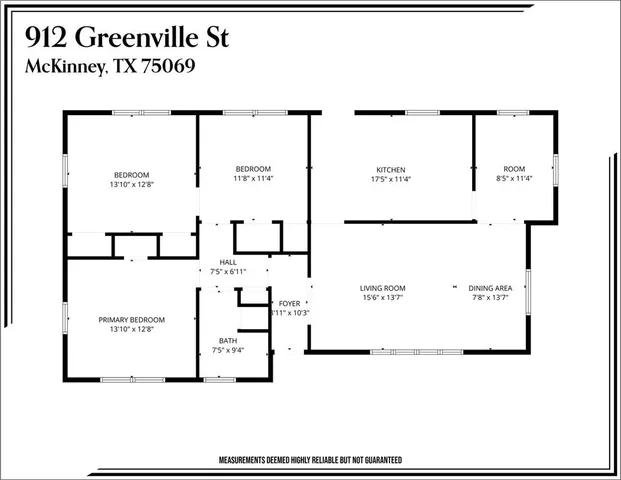 $295,000 | 912 Greenville Road, McKinney, TX 75069