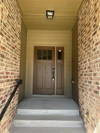 a view of entrance door of the house