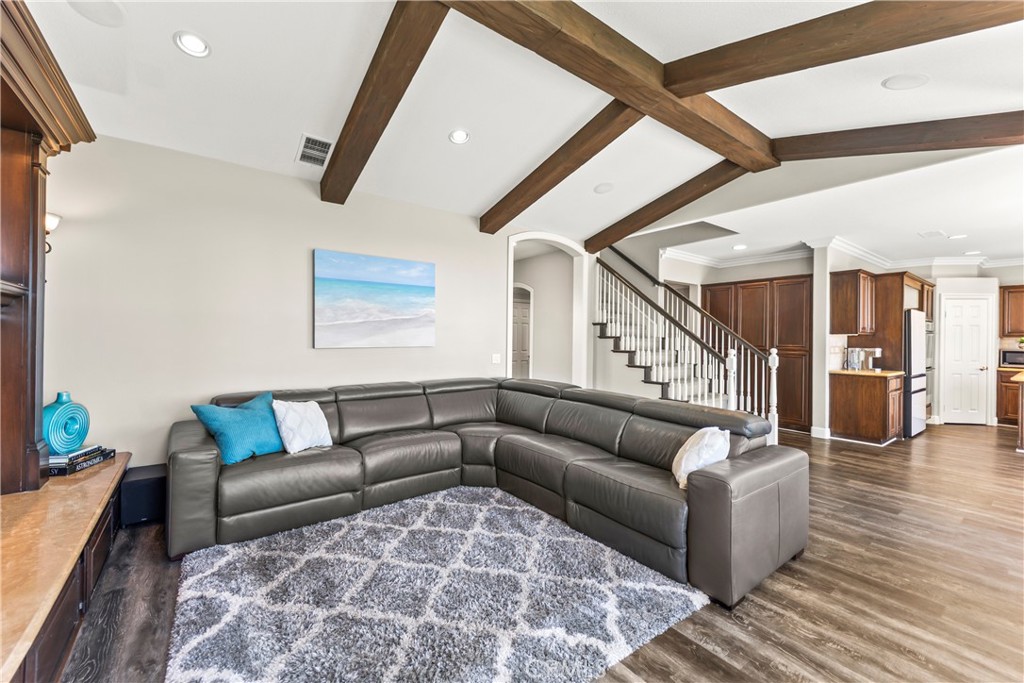 51 Rolling Ridge Rancho Santa Margarita, CA 92688 - Photo 17 of 61 a living room with furniture and wooden floor