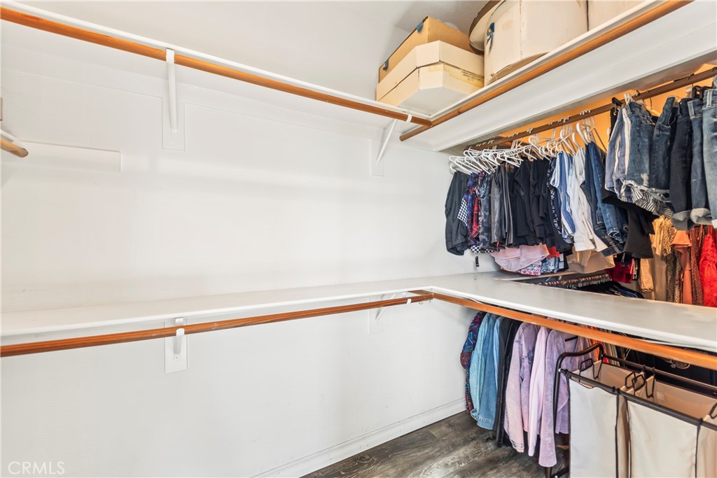 51 Rolling Ridge Rancho Santa Margarita, CA 92688 - Photo 29 of 61 a view of walk in closet with clothes and shoes