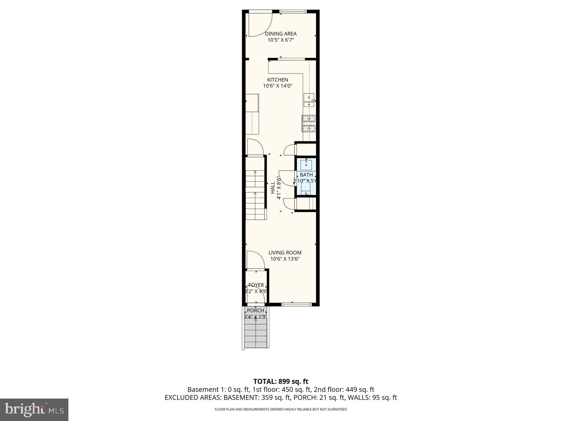 2510 Fleet Street Baltimore, MD 21224 - Photo 44 of 45 Main level floorplan