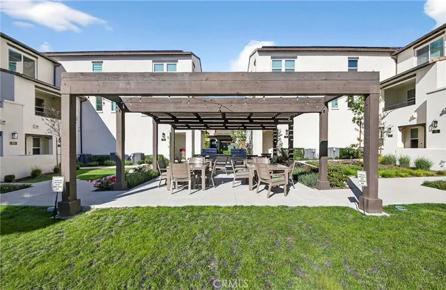 a front view of a building with street view