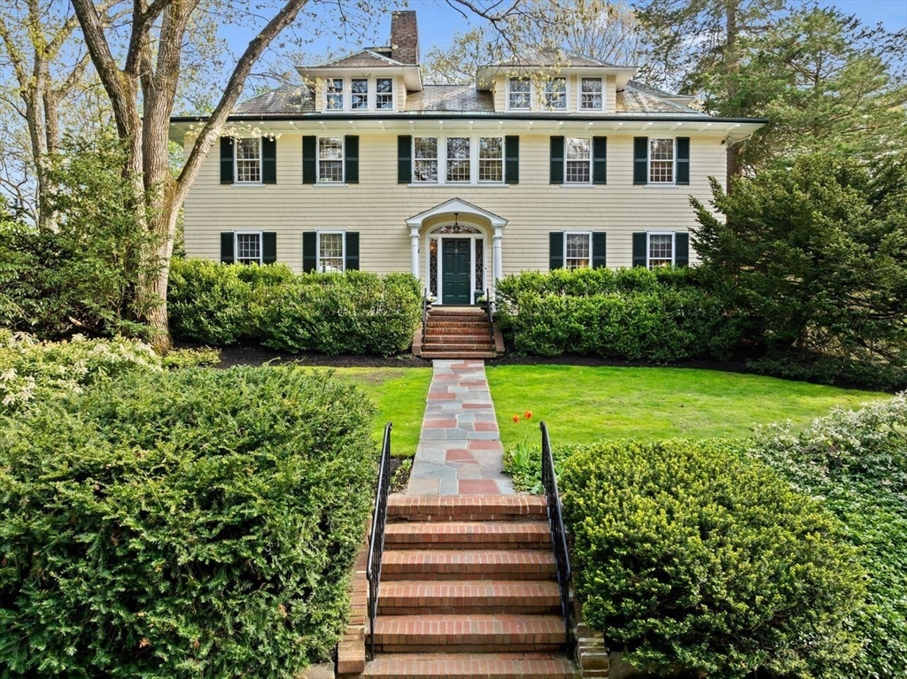 44 Montvale Road Newton, MA 02459 - Photo 1 of 37 a front view of a house with garden