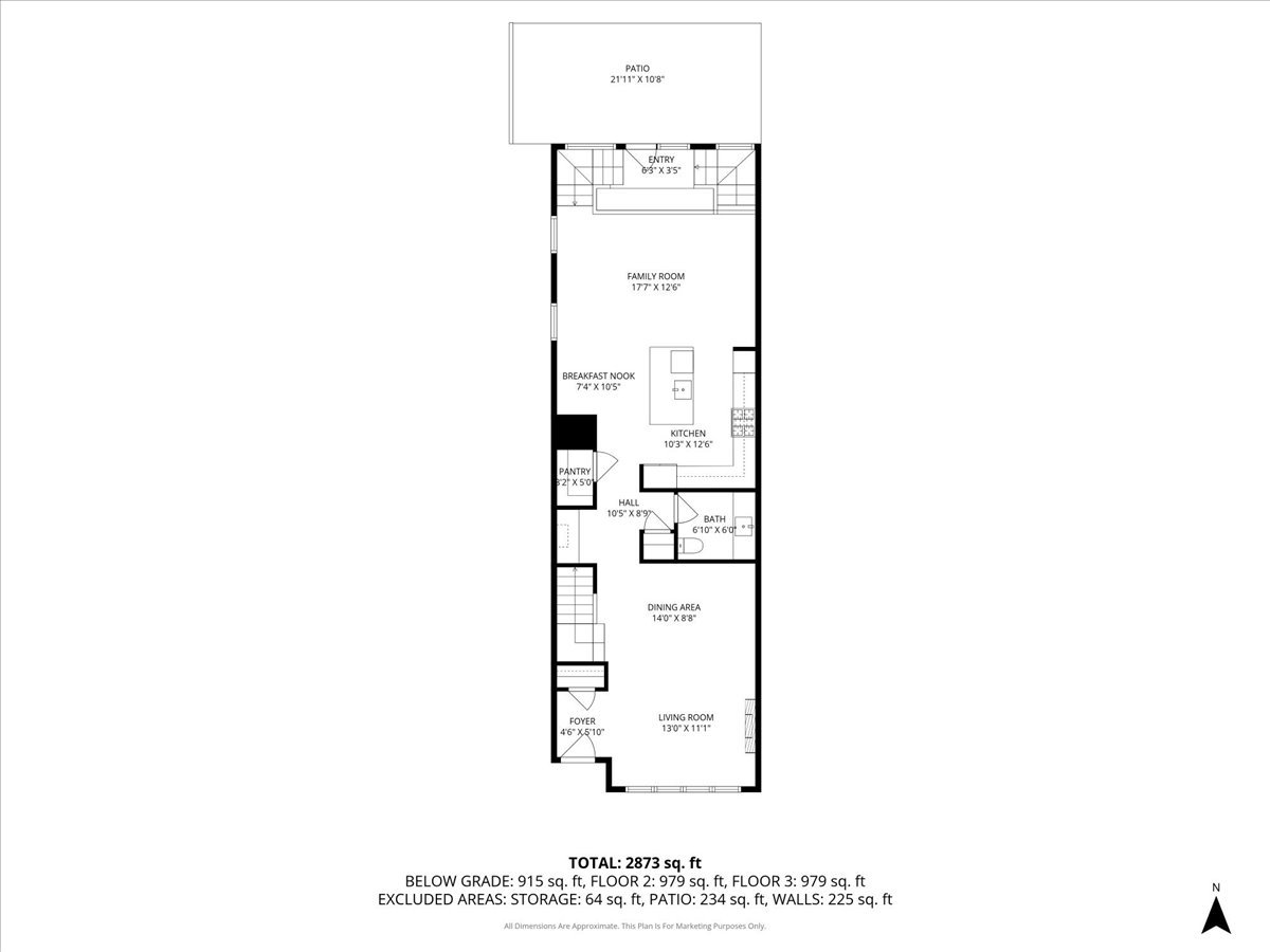 Undisclosed Address Chicago, IL 60630 - Photo 24 of 26 a picture of a floor plan