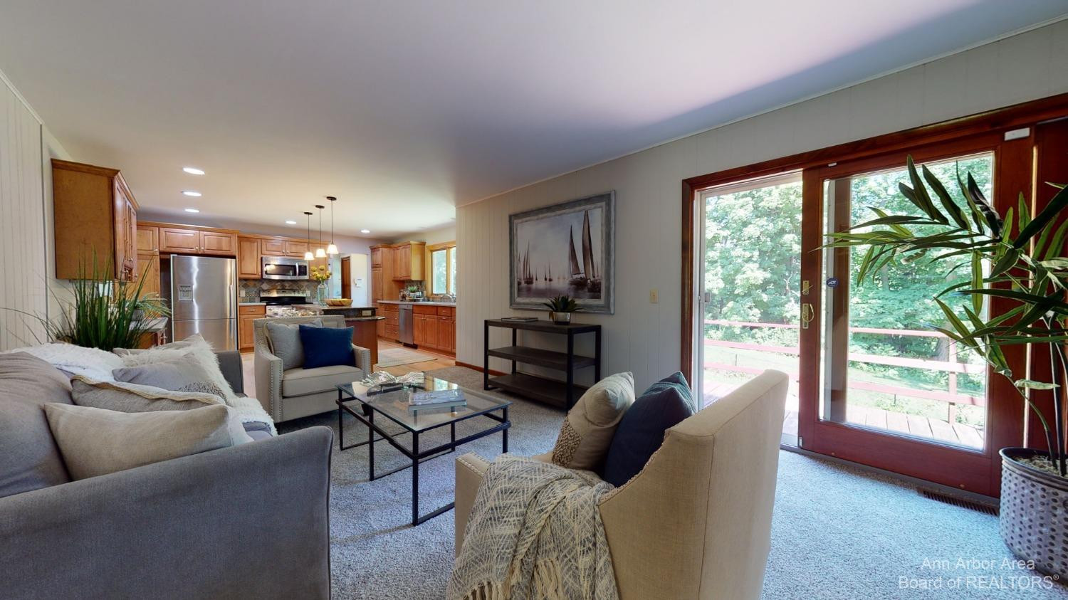 7391 Bush Road Chelsea, MI 48118 - Photo 16 of 38 Family Room - New Carpet July 2022