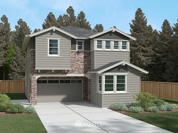 4325 224th Place Southeast Bothell, WA 98021 - Photo 1 of 1 a front view of a house with a garden