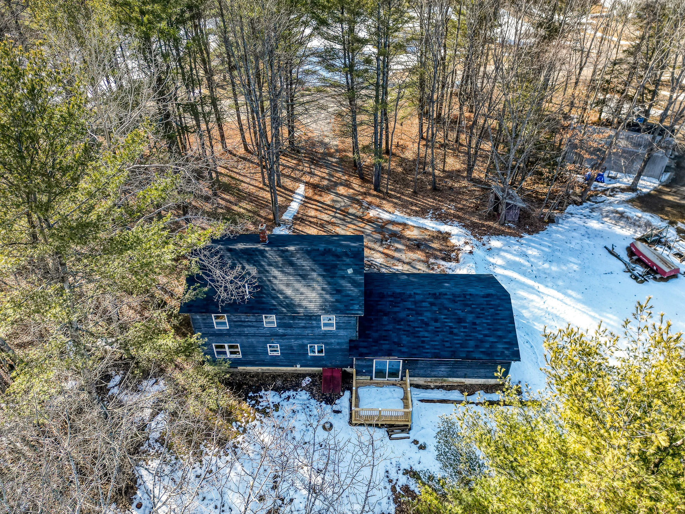 285 White Road Bowdoinham, ME 04008 - Photo 34 of 39 Aerial
