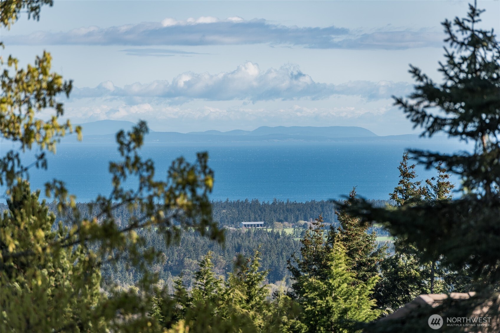 999 Ravens Ridge Road Sequim, WA 98382 - Photo 9 of 40 a view of a lake in middle of forest