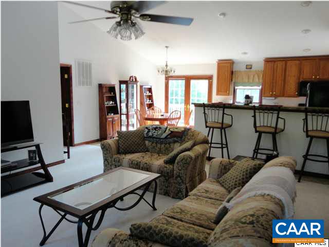 3804 Roundabout Road Louisa, VA 23093 - Photo 5 of 21 a living room with furniture and a flat screen tv