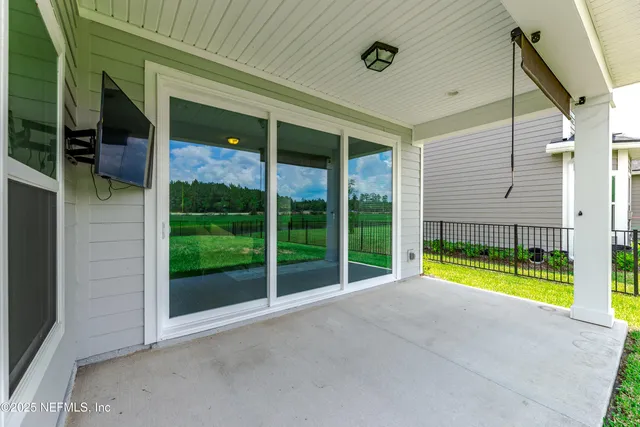 a view of an indoor swimming pool