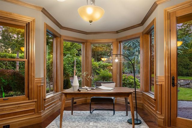 a bathroom with a tub and sink