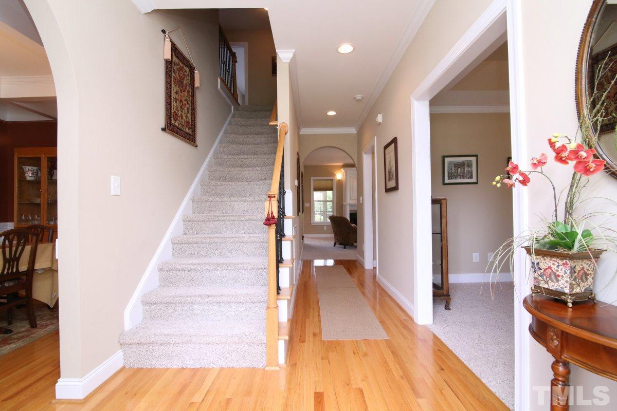 1012 Newburgh Circle Raleigh, NC 27603 - Photo 4 of 25 a view of entryway and hall with wooden floor