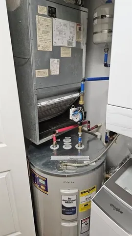 a view of a swimming pool from a balcony