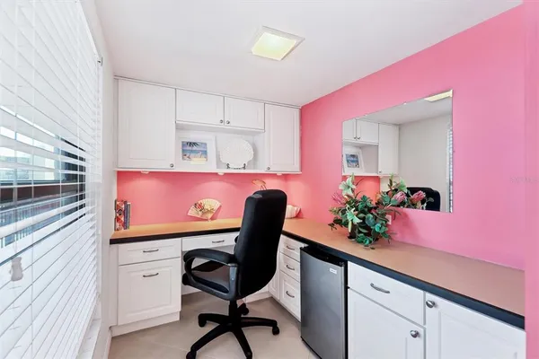 a view of a porch with furniture