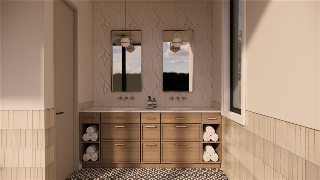 132 Prospect Street Mount Washington, PA 15211 - Photo 17 of 19 a bathroom with a sink and a mirror