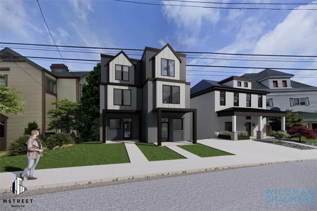 132 Prospect Street Mount Washington, PA 15211 - Photo 4 of 19 a view of a brick house next to a yard