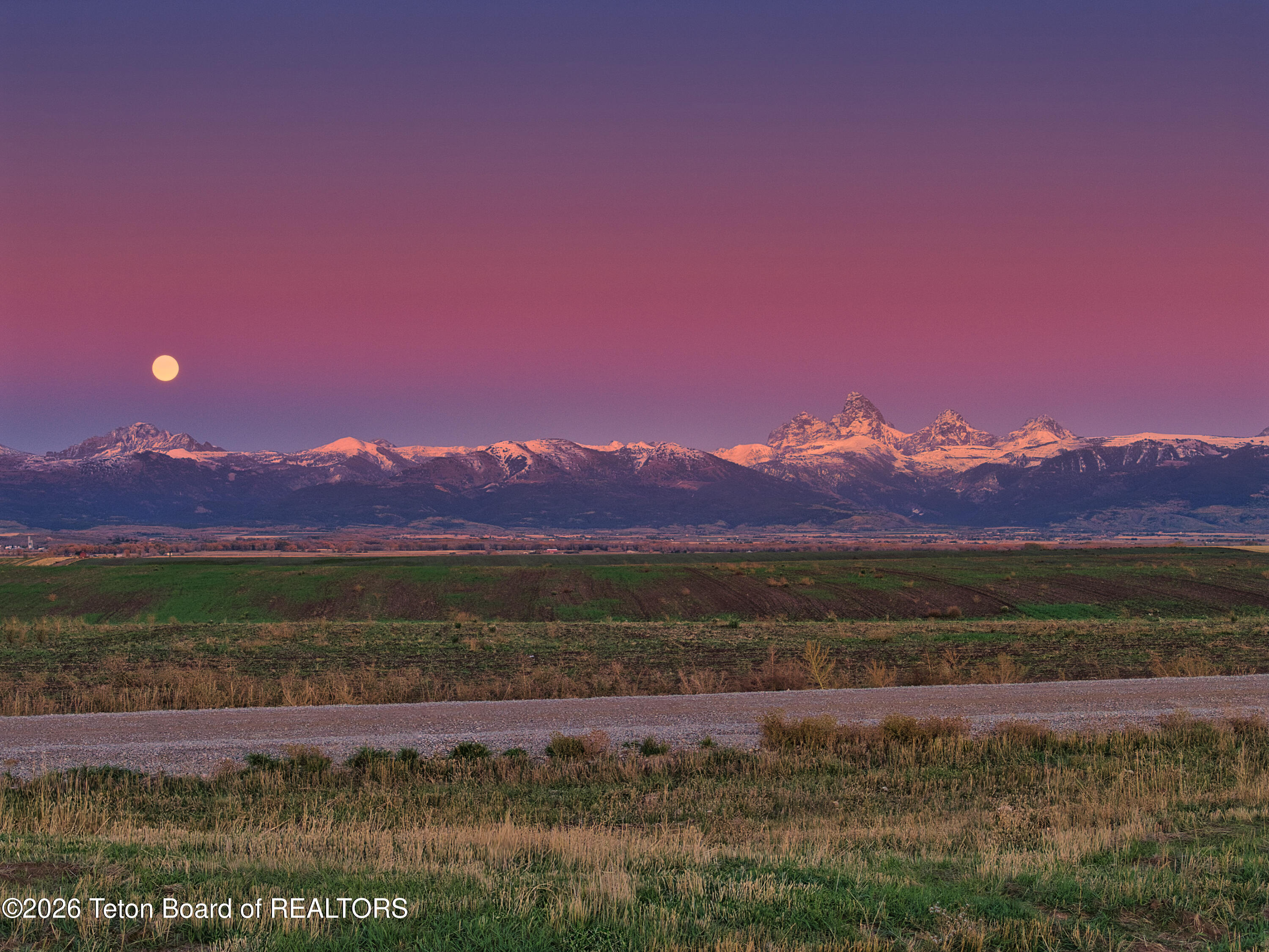 8900 Appaloosa Tetonia, ID 83452 - Photo 13 of 17 Harvest moon rise over the Tetons