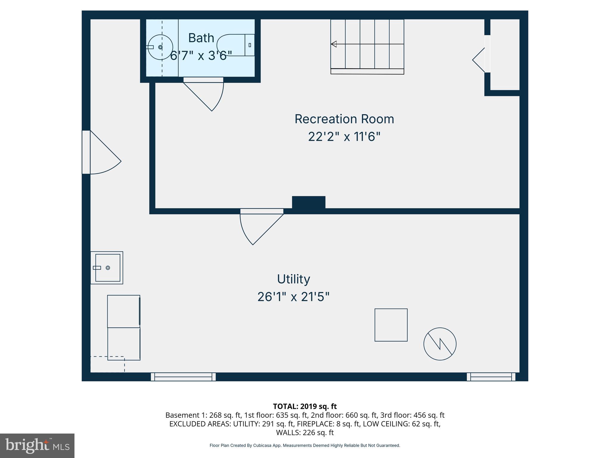 1415 Delaware Avenue Reading, PA 19610 - Photo 42 of 42 Basement/Lower Level Floor Plan