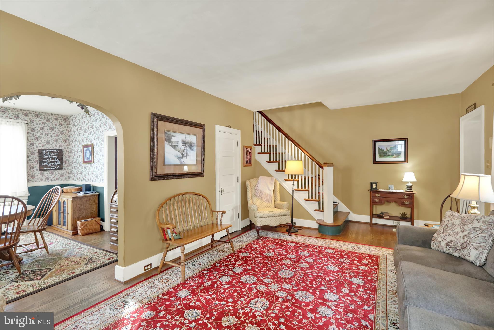 1415 Delaware Avenue Reading, PA 19610 - Photo 10 of 42 Living Room Opens to the Dining Room