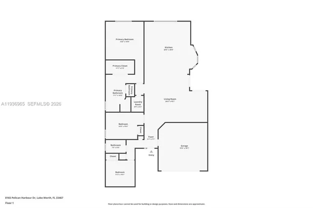 $540,000 | 8165 Pelican Harbour Drive, Lake Worth, FL 33467