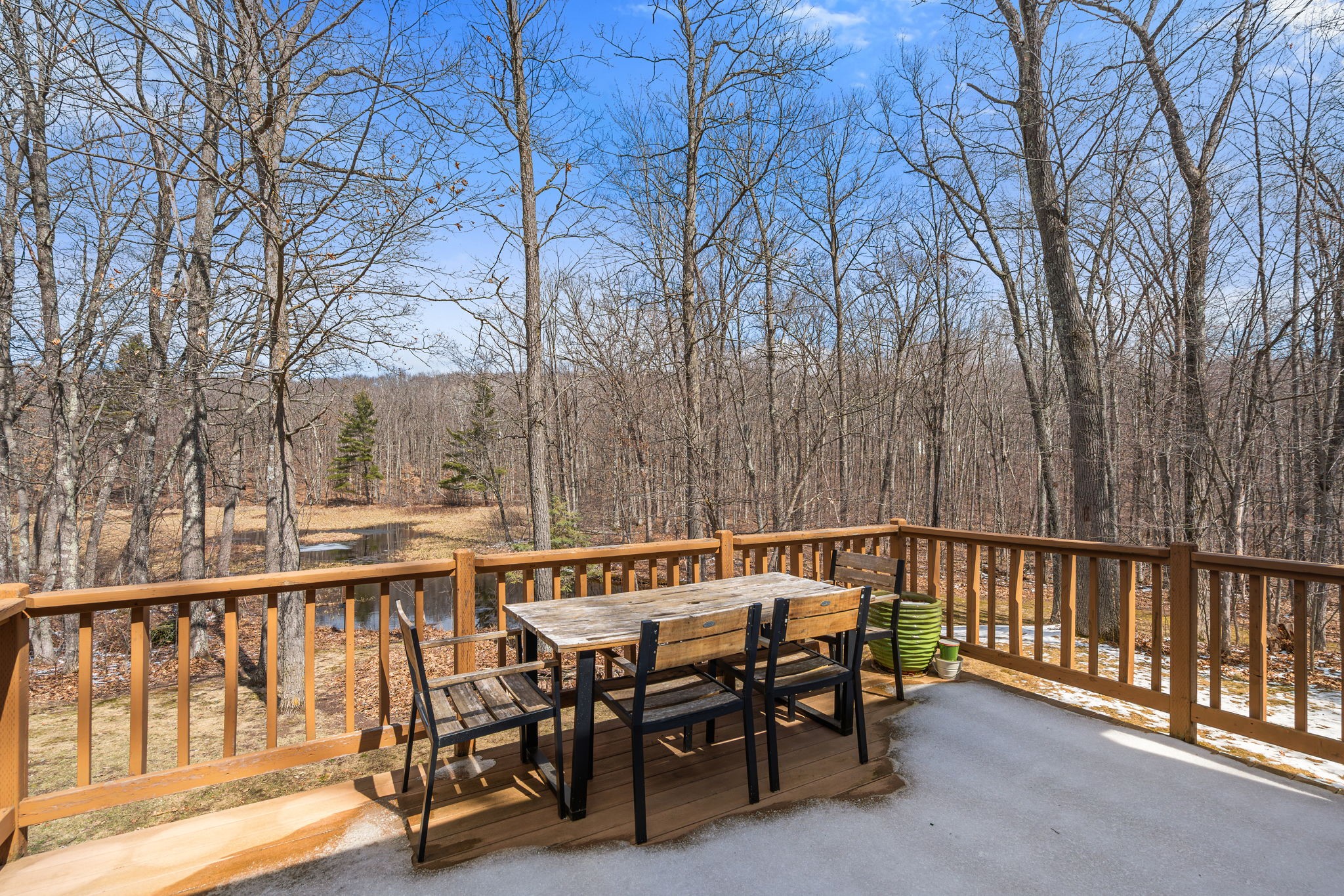 1388 West Town Hall Road Springbrook, WI 54875 - Photo 17 of 55 Composite decking for maintenance free living.