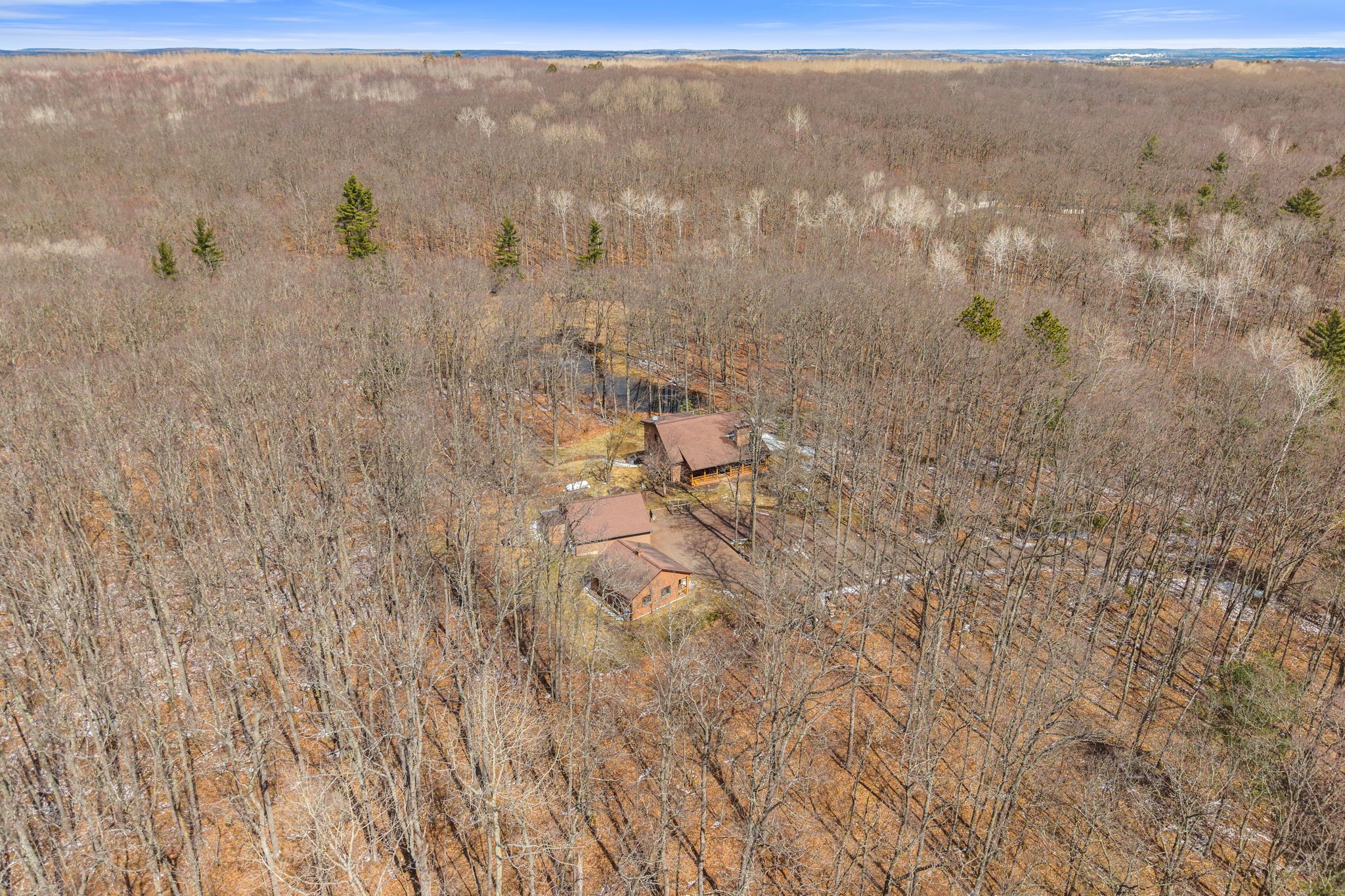 1388 West Town Hall Road Springbrook, WI 54875 - Photo 45 of 55 3 parcels that are 5 acres each - 500 ft in width by 1300 ft deep.