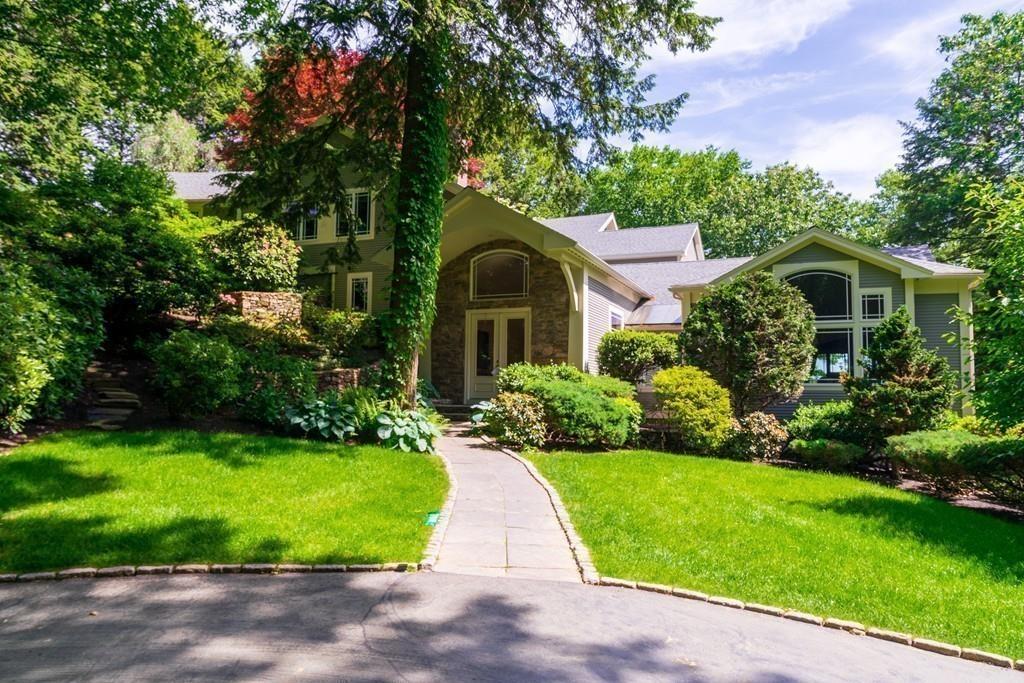 100 Westcliff Road Weston, MA 02493 - Photo 29 of 42 a view of a garden with potted plants and large trees