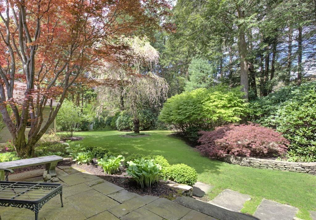 100 Westcliff Road Weston, MA 02493 - Photo 30 of 42 a garden view with a seating space