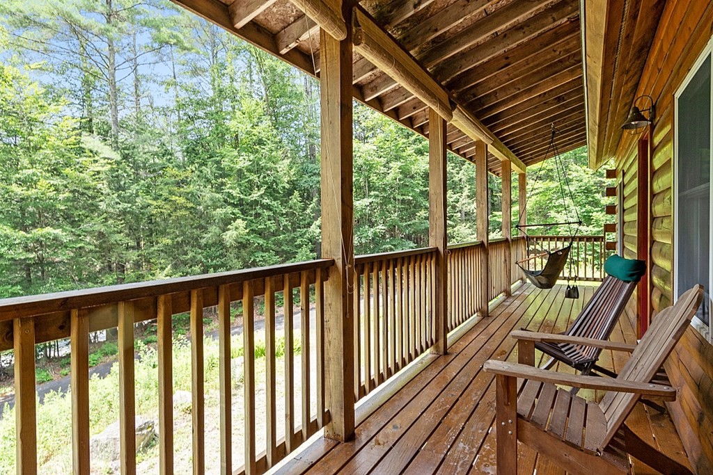 136 Wendell Road Warwick, MA 01378 - Photo 7 of 31 a view of a two chair in the balcony