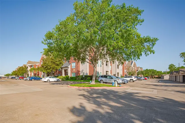 a view of street with houses