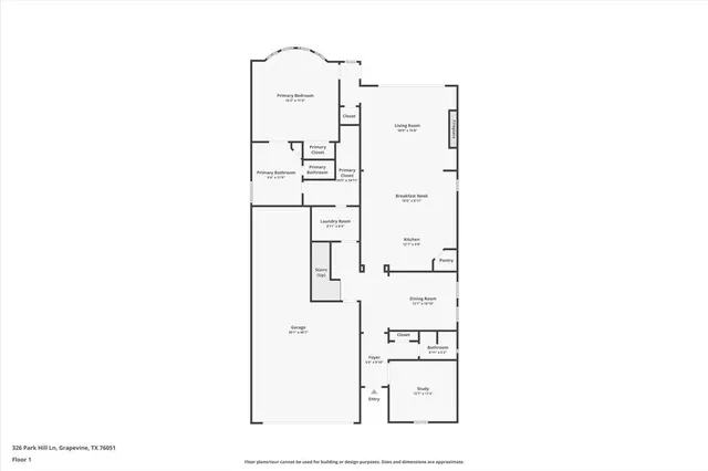 $965,000 | 326 Park Hill Lane, Grapevine, TX 76051