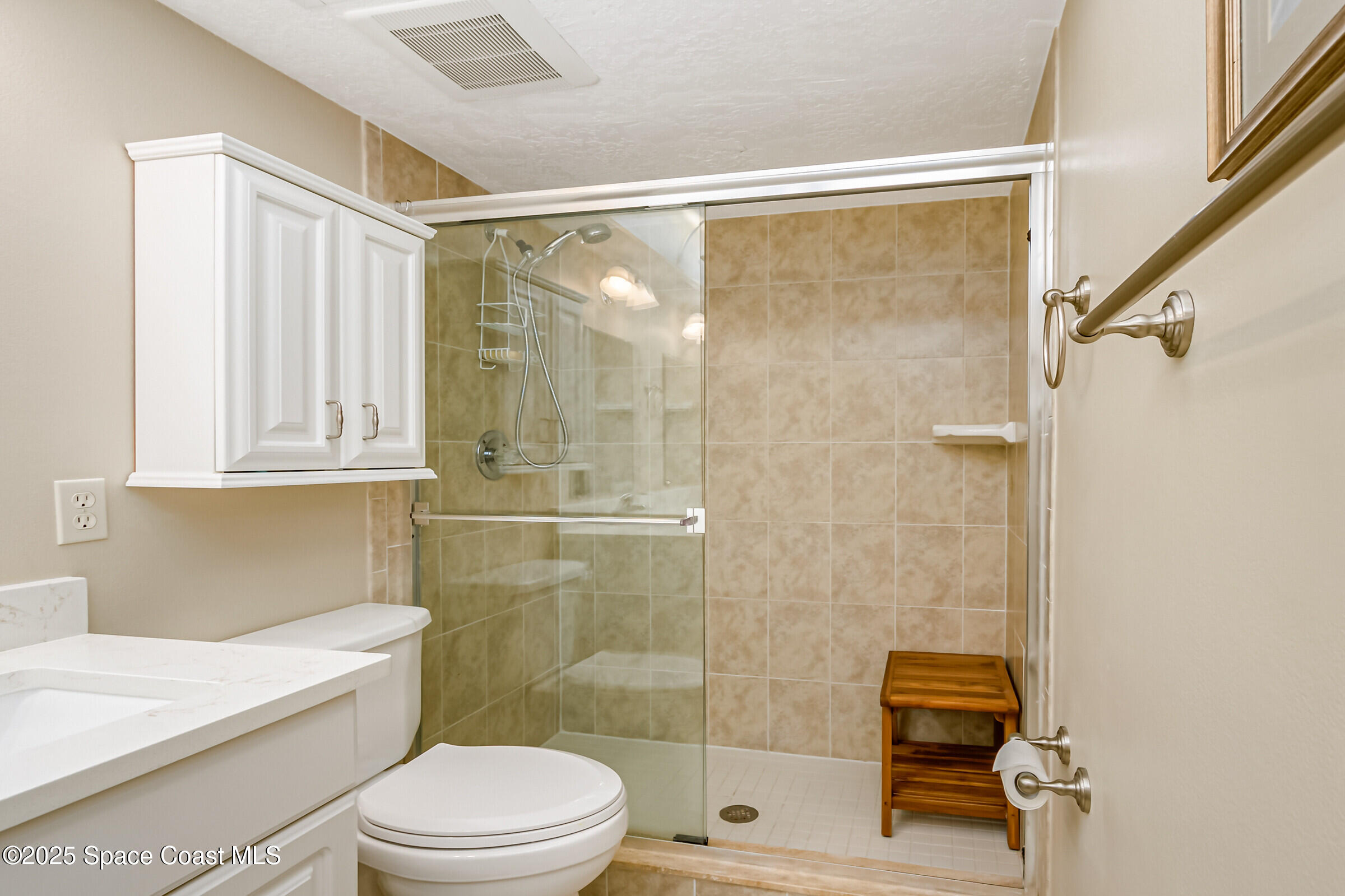 3060 North Atlantic Ave Corner, Unit 301 Cocoa Beach, FL 32931 - Photo 25 of 60 Walk in Shower