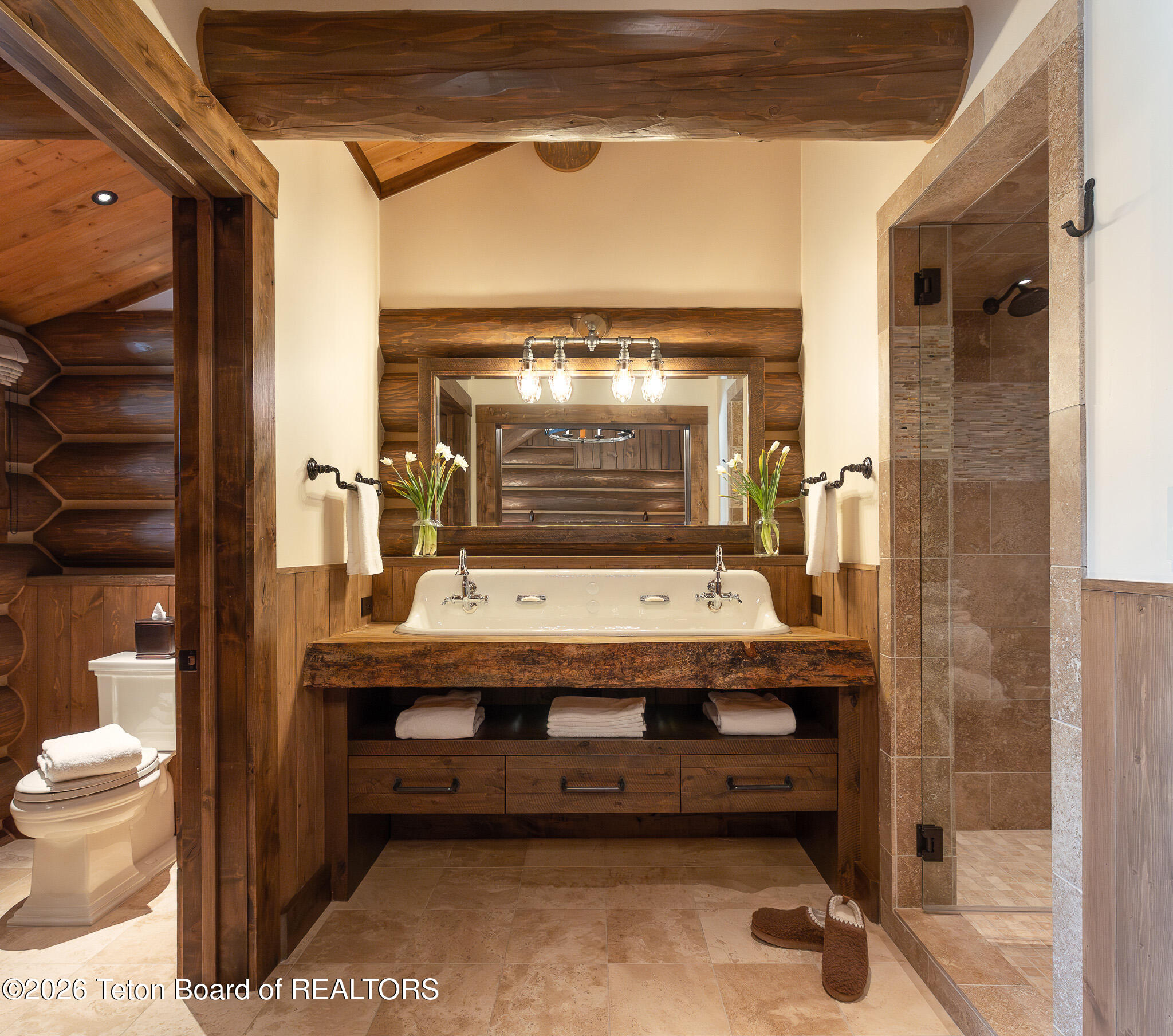 1125 West Bar Bc Ranch Road Jackson, WY 83001 - Photo 45 of 66 Guest Bath #4