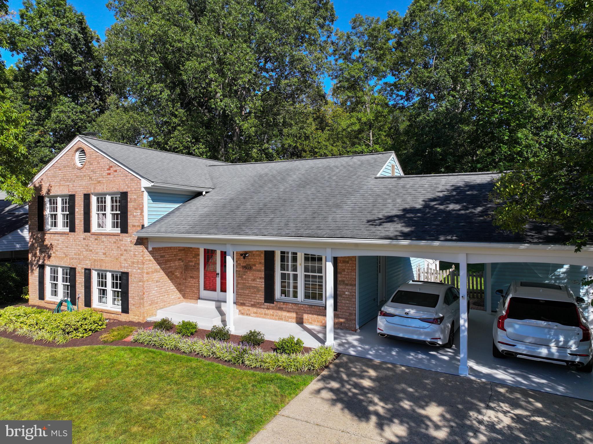 1503 Coat Ridge Road Herndon, VA 20170 - Photo 35 of 39 a house view with a garden space