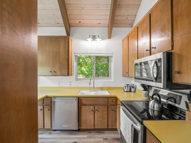 a outdoor space with patio furniture